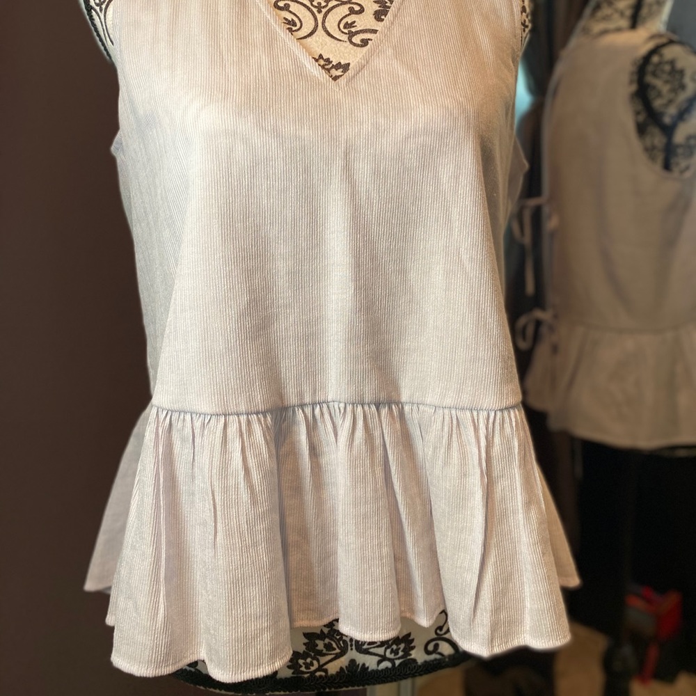 Club Monaco Bordeaux style blouse . NWT